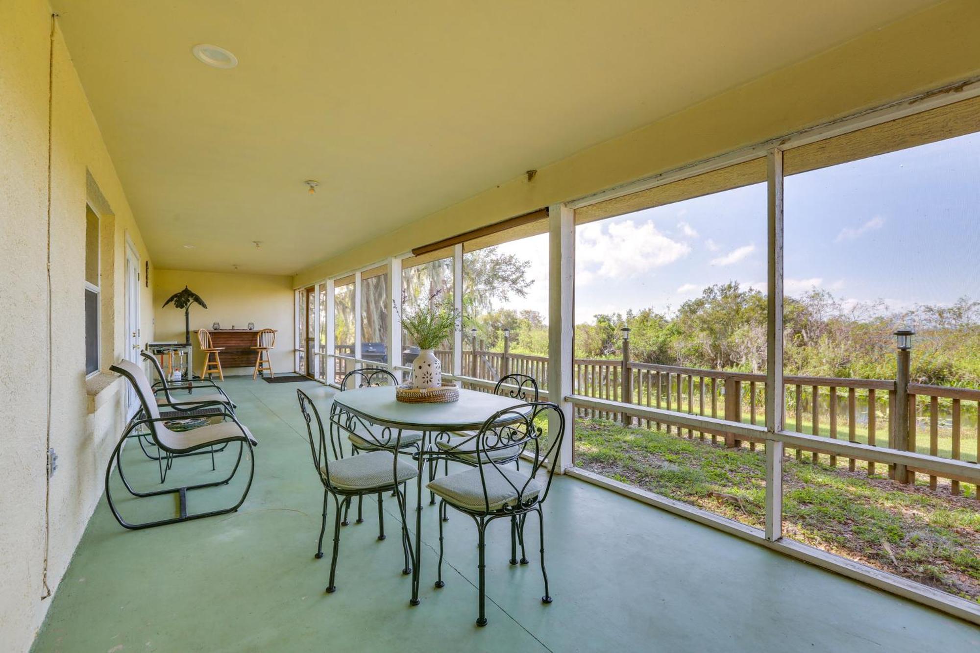 Lush Lorida Home On Lake Istokpoga Sebring Dış mekan fotoğraf