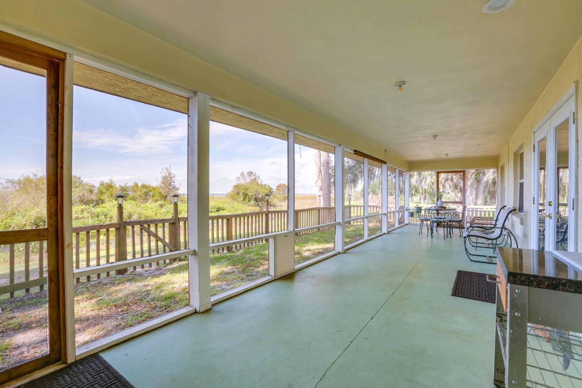 Lush Lorida Home On Lake Istokpoga Sebring Dış mekan fotoğraf