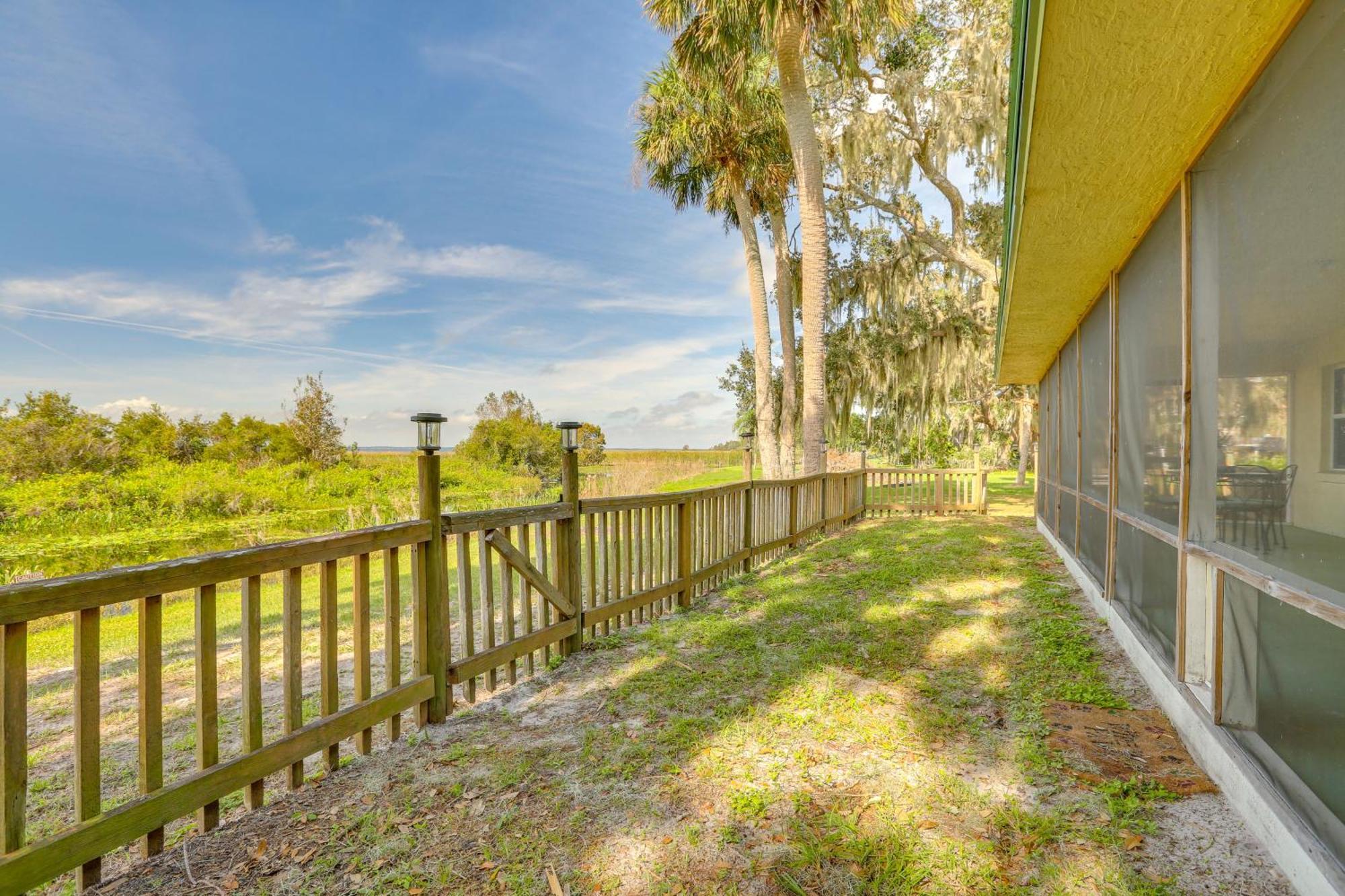 Lush Lorida Home On Lake Istokpoga Sebring Dış mekan fotoğraf
